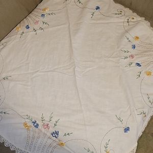 Vintage 33 inch round table top cover